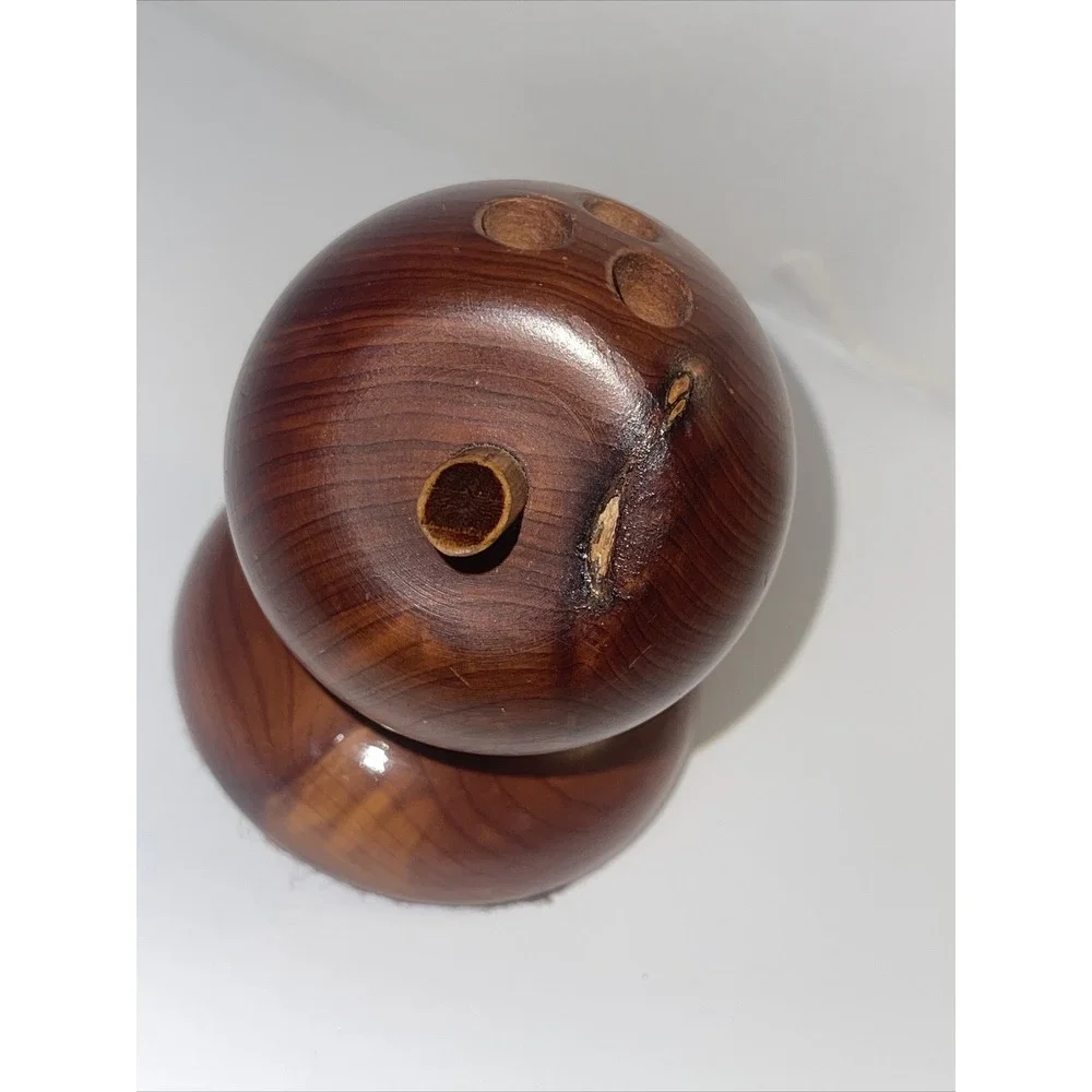 Walnut Wood Apple Pen Holder - Original Walnut Bowl Factory Store - Teacher Gift